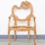 Neo Rococo Armchair - Unfinished Mahogany